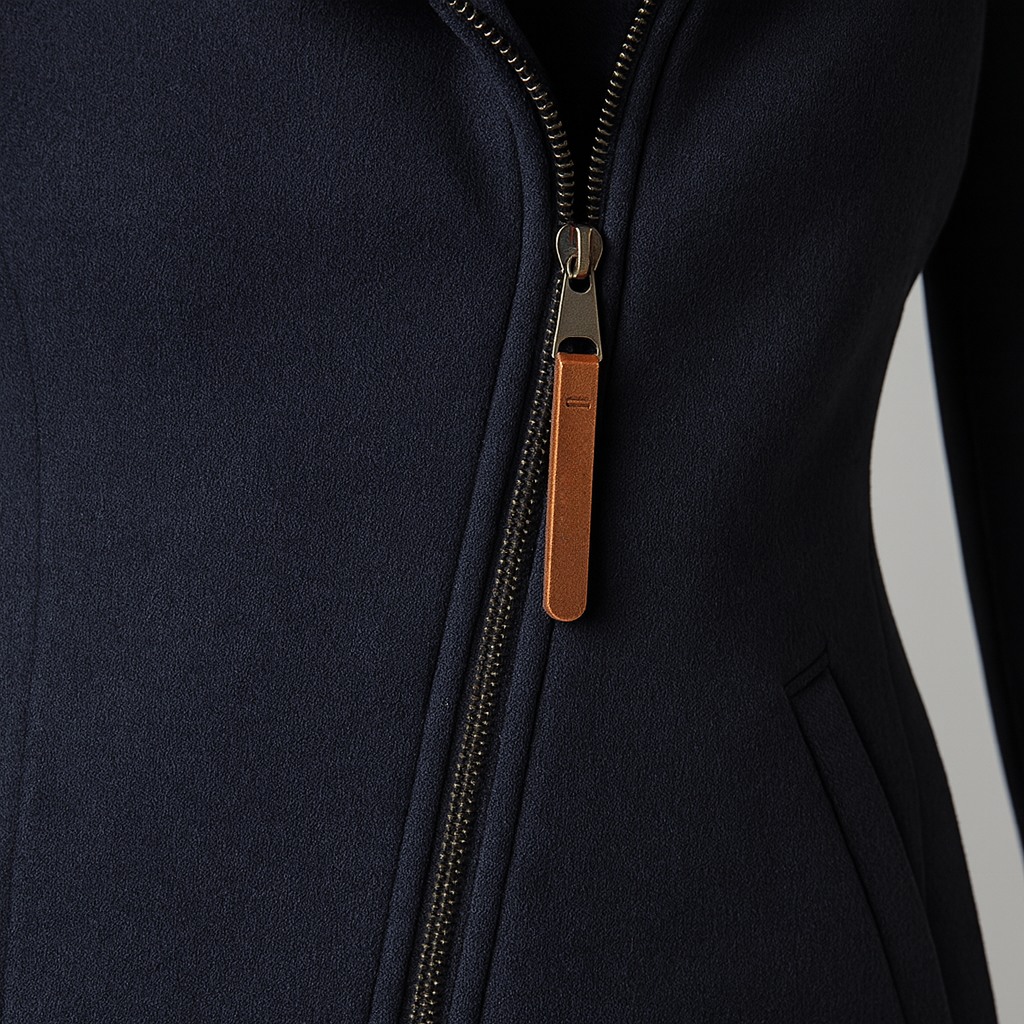 Jada | Abrigo de invierno con cremallera asimétrica