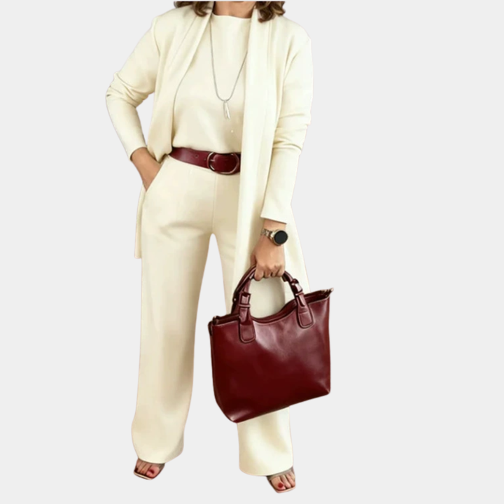 Sofía | Elegante y versátil conjunto de tres piezas para dama