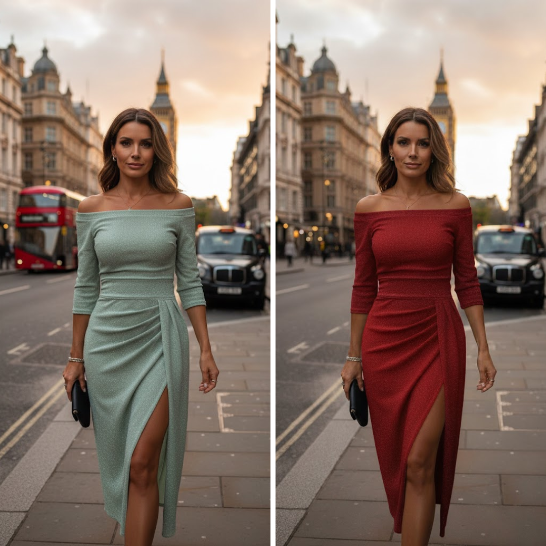 Paula | Vestido halter maxi elegante con ajuste fluido y sofisticado